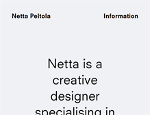 Tablet Screenshot of nettapeltola.com
